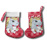 Lovely Unicorn Christmas Stocking Xmas Holiday Patterns - Wonder Print Shop