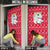 Lovely Unicorn Christmas Door Cover Xmas Holiday Patterns - Wonder Print Shop