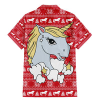 Lovely Unicorn Christmas Family Matching Mermaid Dress and Hawaiian Shirt Xmas Holiday Patterns - Wonder Print Shop
