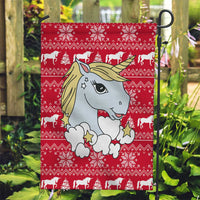 Lovely Unicorn Christmas Garden Flag Xmas Holiday Patterns - Wonder Print Shop