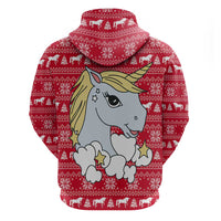 Lovely Unicorn Christmas Hoodie Xmas Holiday Patterns - Wonder Print Shop