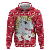 Lovely Unicorn Christmas Hoodie Xmas Holiday Patterns - Wonder Print Shop