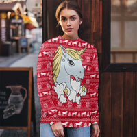 Lovely Unicorn Christmas Ugly Christmas Sweater Xmas Holiday Patterns - Wonder Print Shop