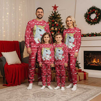 Lovely Unicorn Christmas Pajama Set Xmas Holiday Patterns - Wonder Print Shop