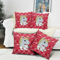 Lovely Unicorn Christmas Pillow Cover Xmas Holiday Patterns - Wonder Print Shop