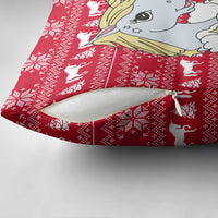 Lovely Unicorn Christmas Pillow Cover Xmas Holiday Patterns - Wonder Print Shop