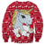 Lovely Unicorn Christmas Sweatshirt Xmas Holiday Patterns - Wonder Print Shop