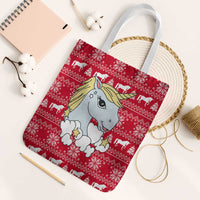 Lovely Unicorn Christmas Tote Bag Xmas Holiday Patterns - Wonder Print Shop