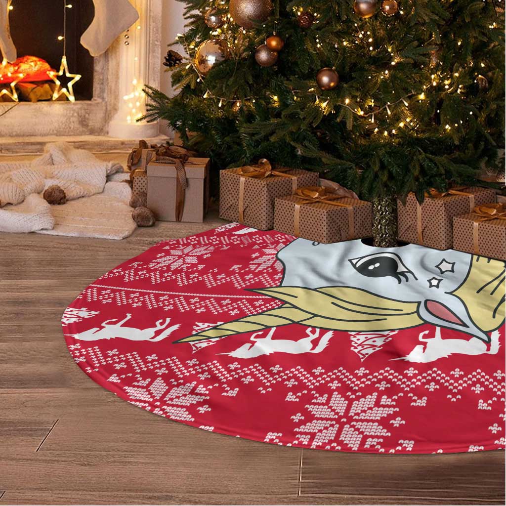 Lovely Unicorn Christmas Tree Skirt Xmas Holiday Patterns - Wonder Print Shop