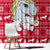 Lovely Unicorn Christmas Window Curtain Xmas Holiday Patterns - Wonder Print Shop