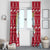 Lovely Unicorn Christmas Window Curtain Xmas Holiday Patterns - Wonder Print Shop