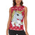 Lovely Unicorn Christmas Women Sleeveless Polo Shirt Xmas Holiday Patterns - Wonder Print Shop