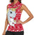 Lovely Unicorn Christmas Women Sleeveless Polo Shirt Xmas Holiday Patterns - Wonder Print Shop