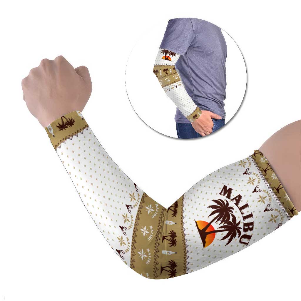 Malibu Christmas Arm Sleeves Xmas Holiday Patterns - Wonder Print Shop