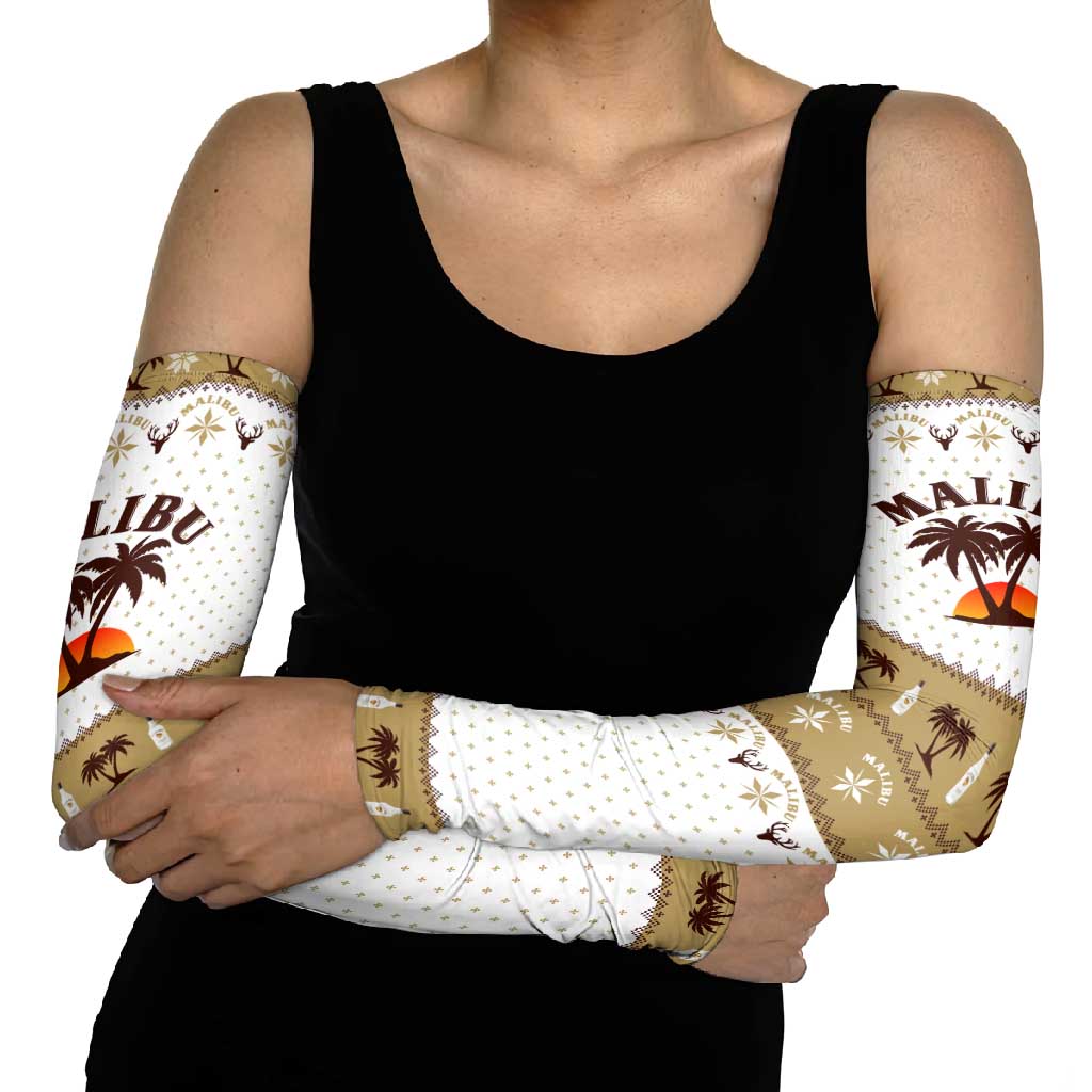 Malibu Christmas Arm Sleeves Xmas Holiday Patterns - Wonder Print Shop