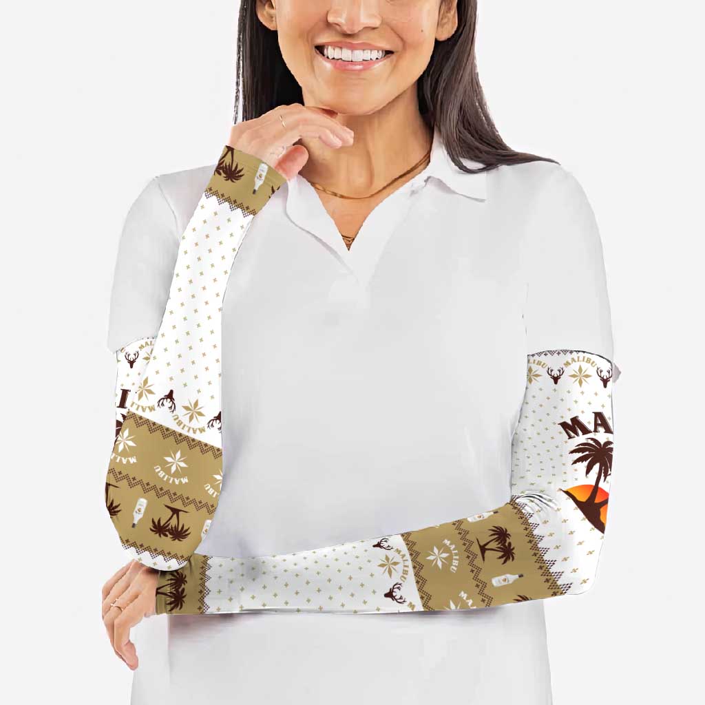 Malibu Christmas Arm Sleeves Xmas Holiday Patterns - Wonder Print Shop