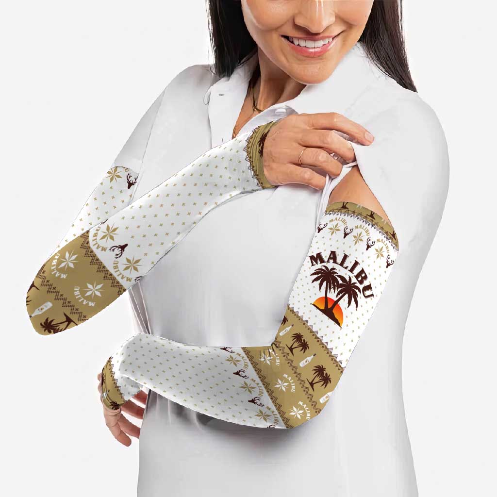 Malibu Christmas Arm Sleeves Xmas Holiday Patterns - Wonder Print Shop