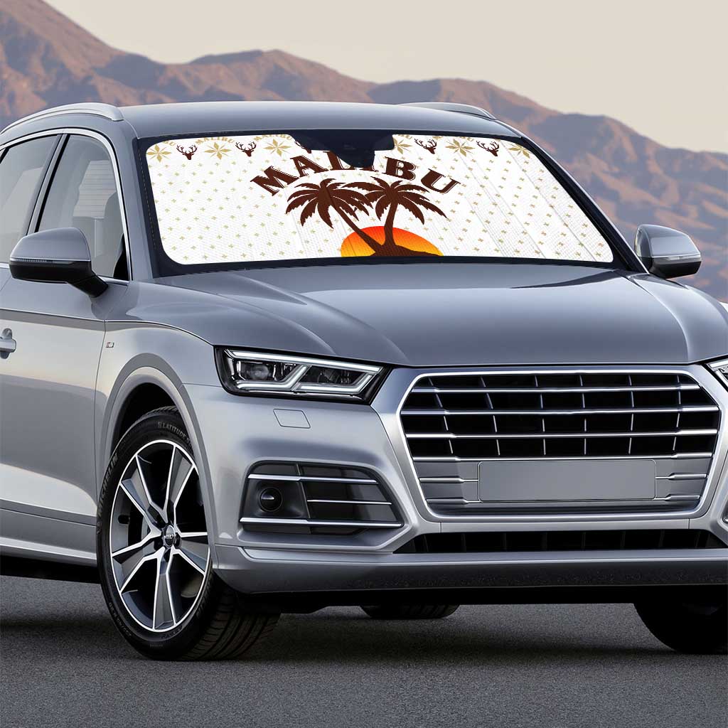 Malibu Christmas Auto Sun Shade Xmas Holiday Patterns - Wonder Print Shop