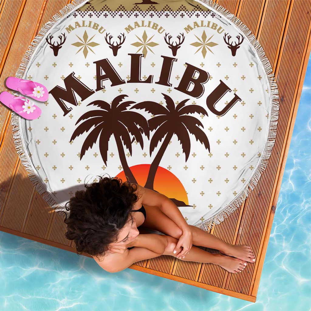 Malibu Christmas Beach Blanket Xmas Holiday Patterns - Wonder Print Shop