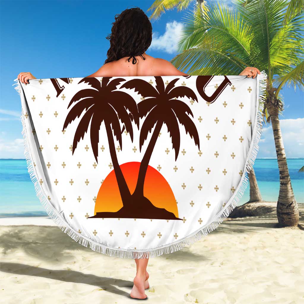 Malibu Christmas Beach Blanket Xmas Holiday Patterns - Wonder Print Shop