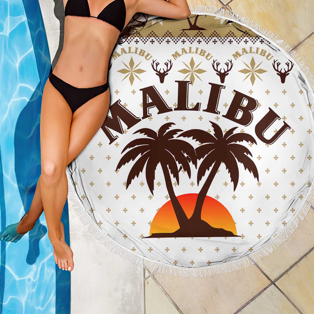 Malibu Christmas Beach Blanket Xmas Holiday Patterns - Wonder Print Shop