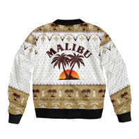 Malibu Christmas Bomber Jacket Xmas Holiday Patterns - Wonder Print Shop