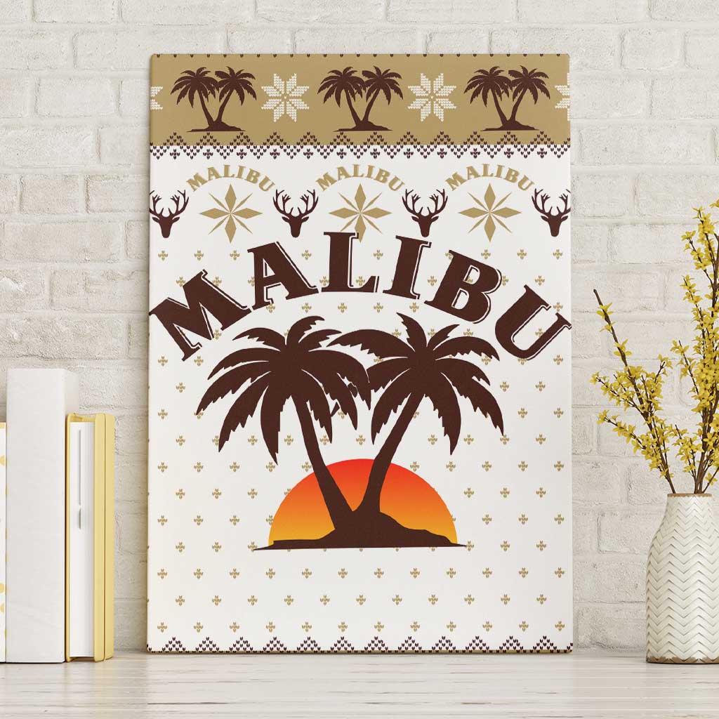Malibu Christmas Canvas Wall Art Xmas Holiday Patterns - Wonder Print Shop