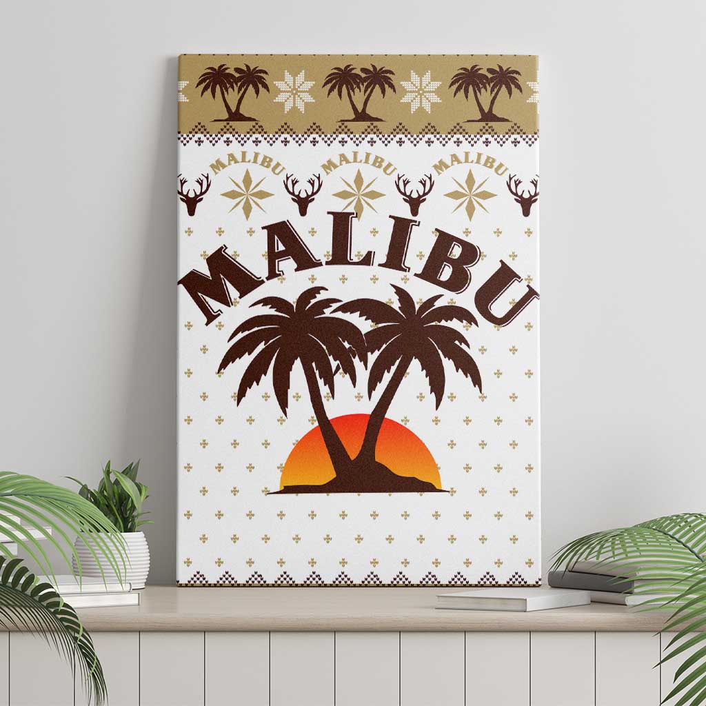 Malibu Christmas Canvas Wall Art Xmas Holiday Patterns - Wonder Print Shop