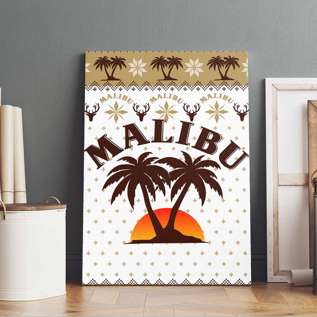 Malibu Christmas Canvas Wall Art Xmas Holiday Patterns - Wonder Print Shop