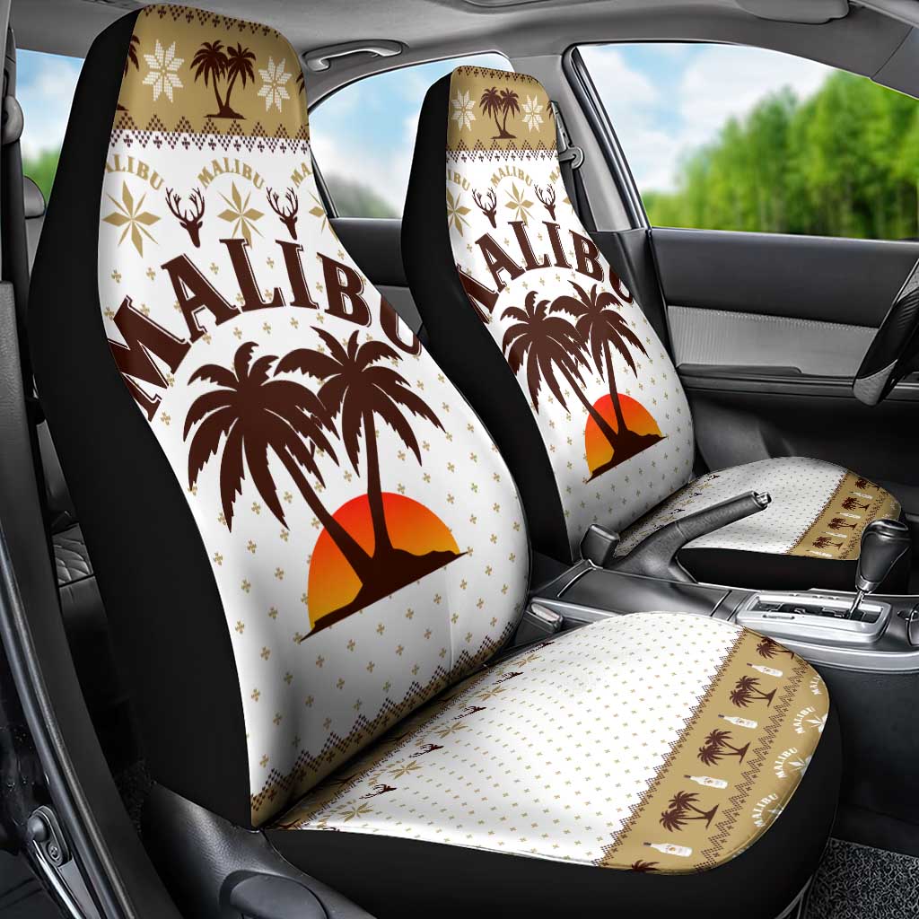 Malibu Christmas Car Seat Cover Xmas Holiday Patterns - Wonder Print Shop