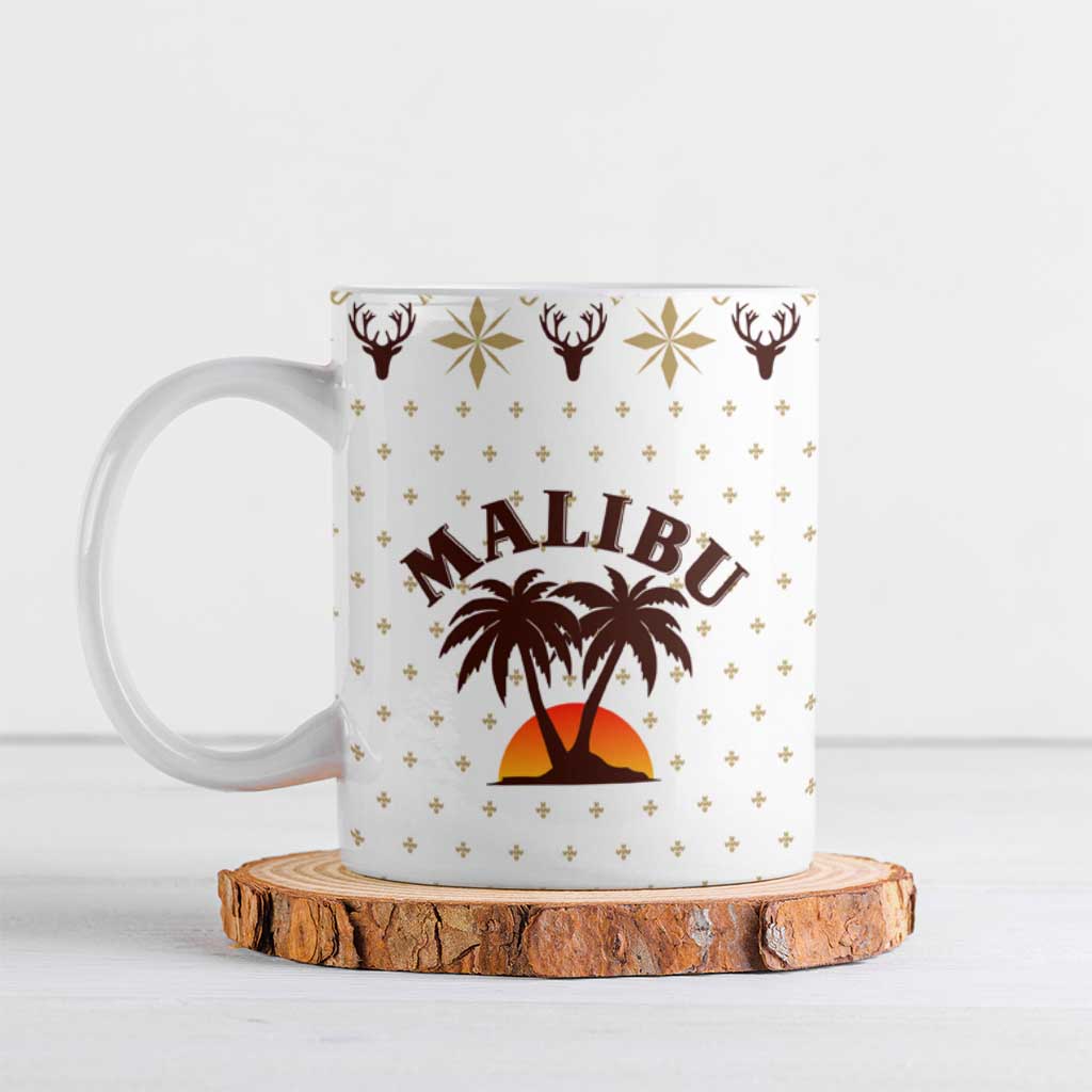 Malibu Christmas Ceramic Mug Xmas Holiday Patterns - Wonder Print Shop