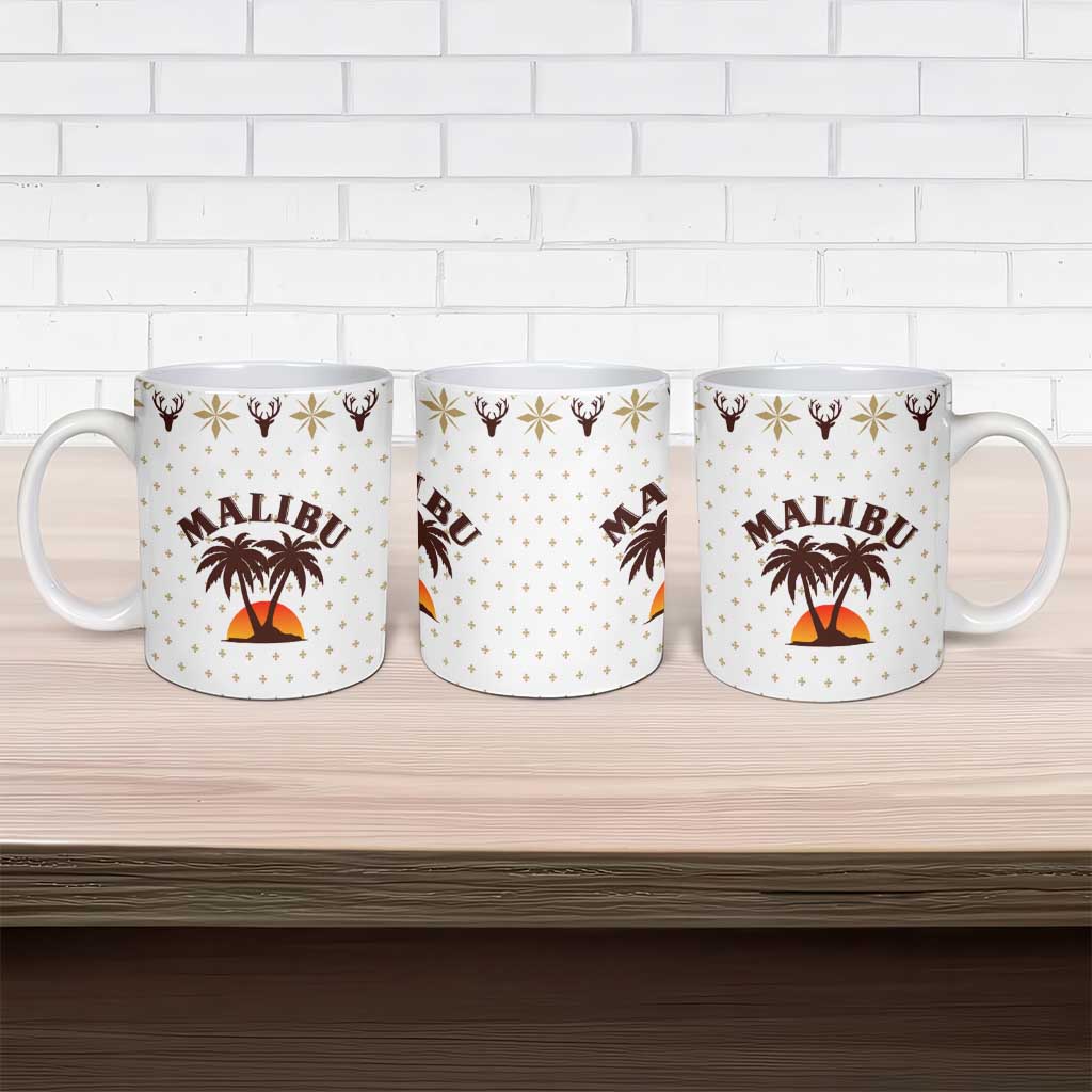 Malibu Christmas Ceramic Mug Xmas Holiday Patterns - Wonder Print Shop