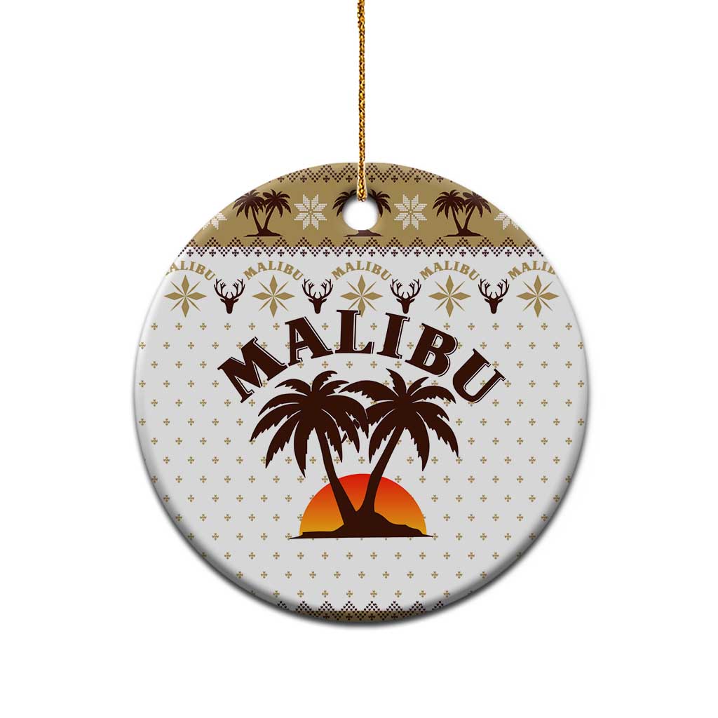 Malibu Christmas Ceramic Ornament Xmas Holiday Patterns - Wonder Print Shop