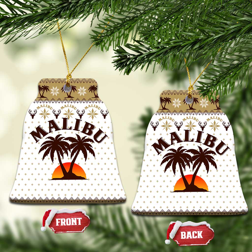 Malibu Christmas Ceramic Ornament Xmas Holiday Patterns - Wonder Print Shop