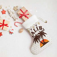 Malibu Christmas Stocking Xmas Holiday Patterns - Wonder Print Shop
