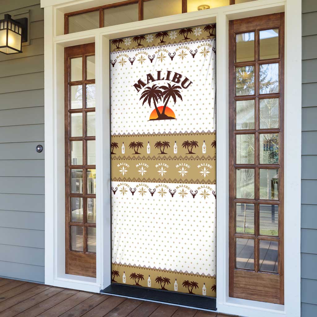 Malibu Christmas Door Cover Xmas Holiday Patterns - Wonder Print Shop