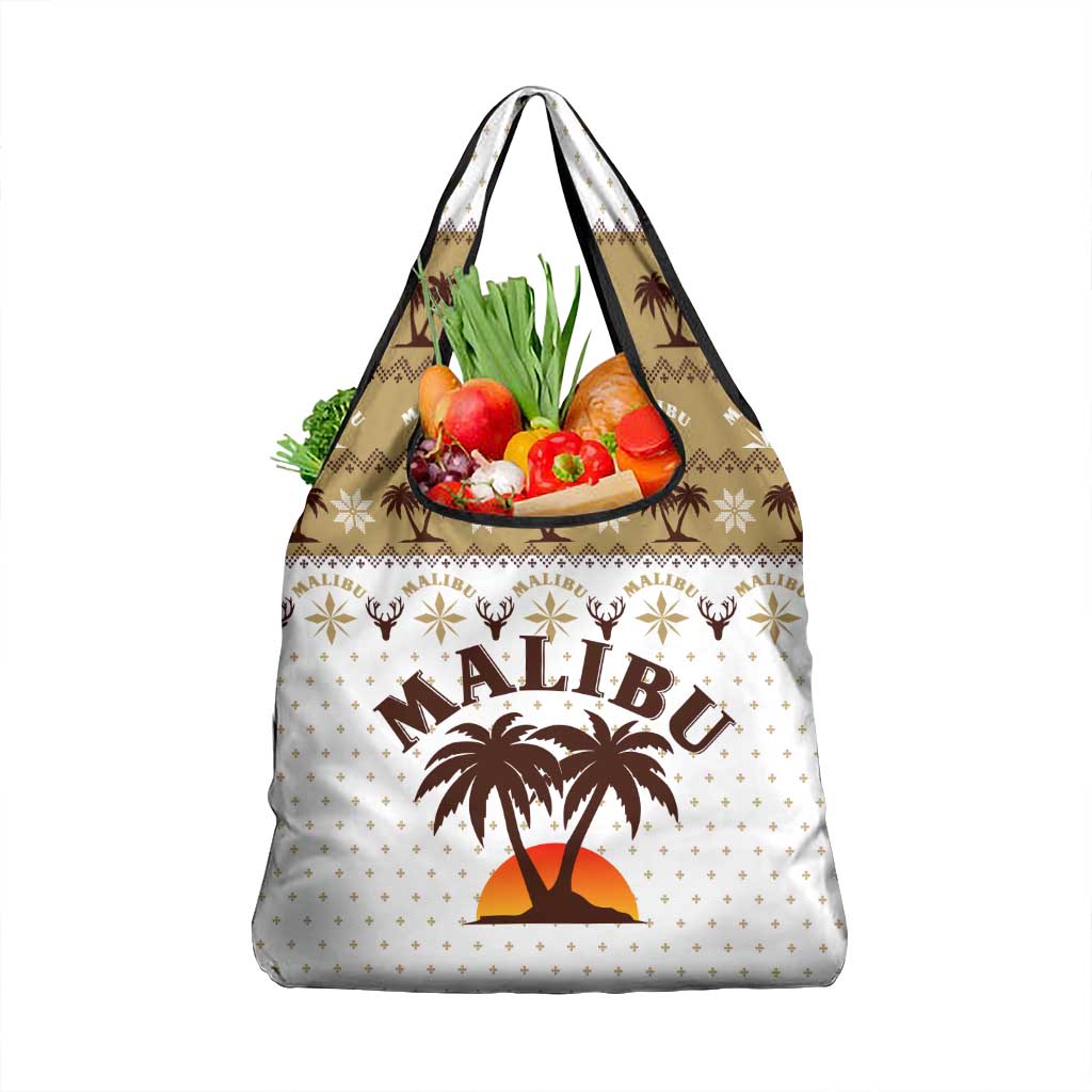 Malibu Christmas Grocery Bag Xmas Holiday Patterns - Wonder Print Shop