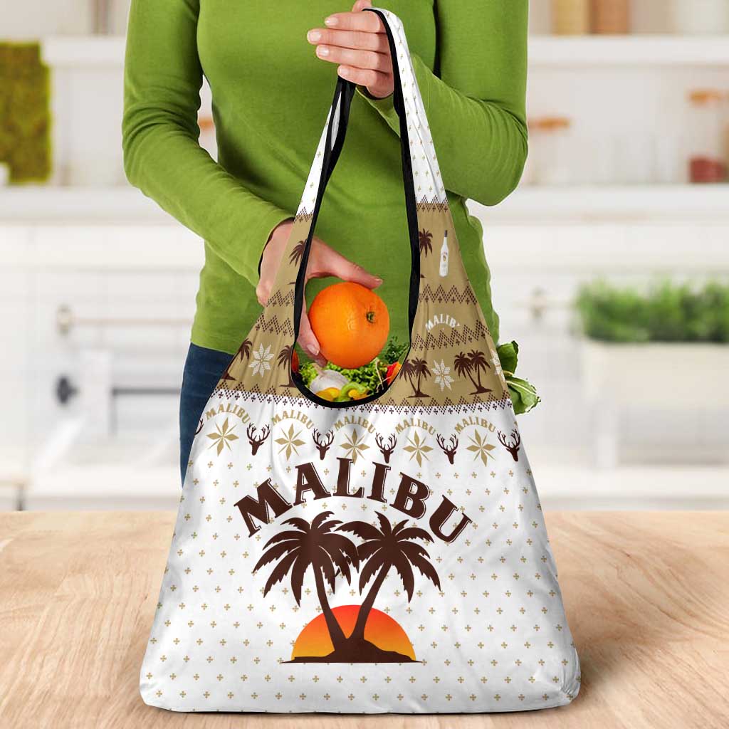 Malibu Christmas Grocery Bag Xmas Holiday Patterns - Wonder Print Shop