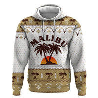 Malibu Christmas Hoodie Xmas Holiday Patterns - Wonder Print Shop