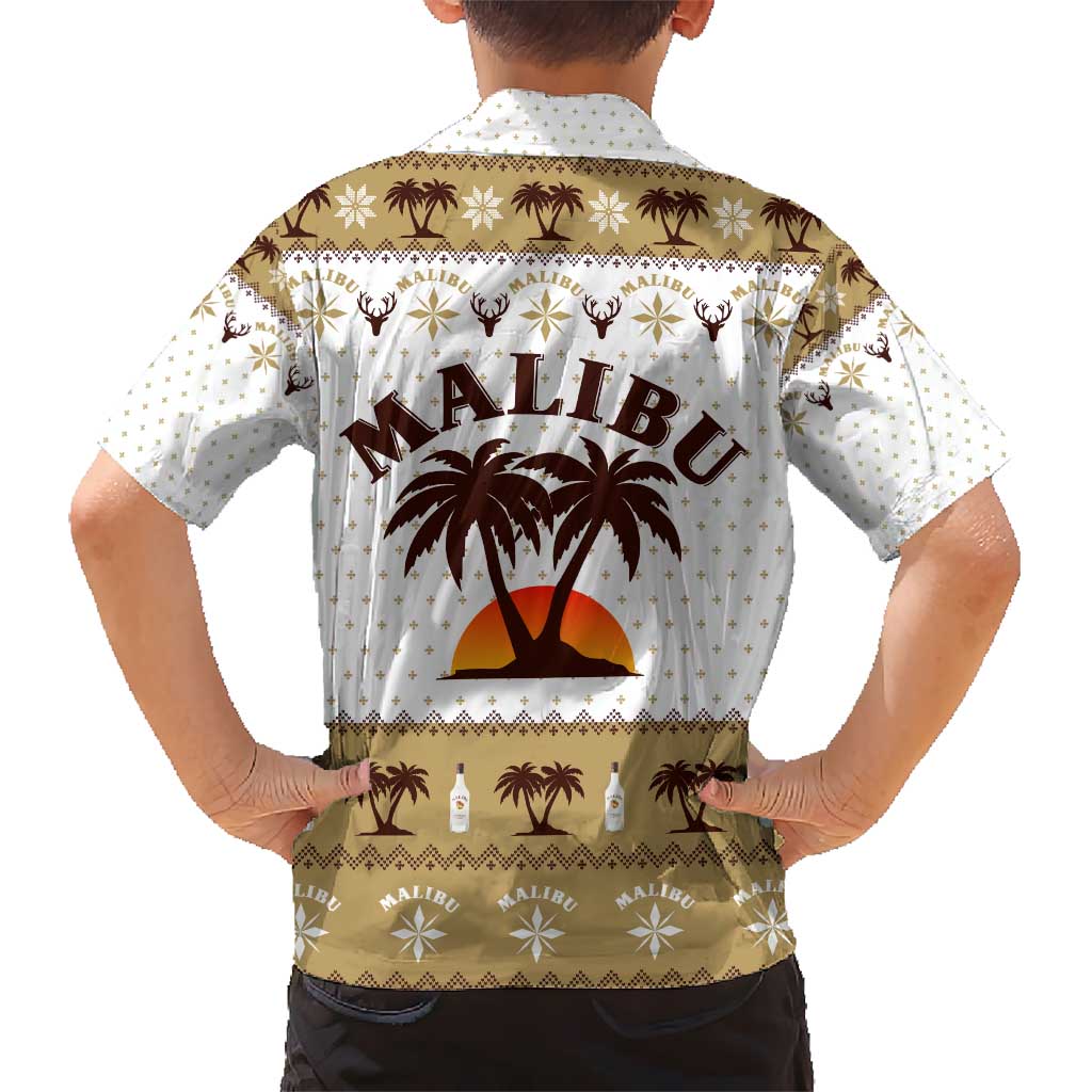 Malibu Christmas Kid Hawaiian Shirt Xmas Holiday Patterns - Wonder Print Shop