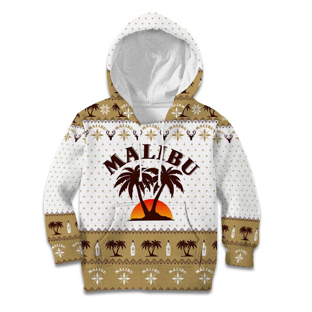 Malibu Christmas Kid Hoodie Xmas Holiday Patterns - Wonder Print Shop
