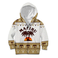 Malibu Christmas Kid Hoodie Xmas Holiday Patterns - Wonder Print Shop
