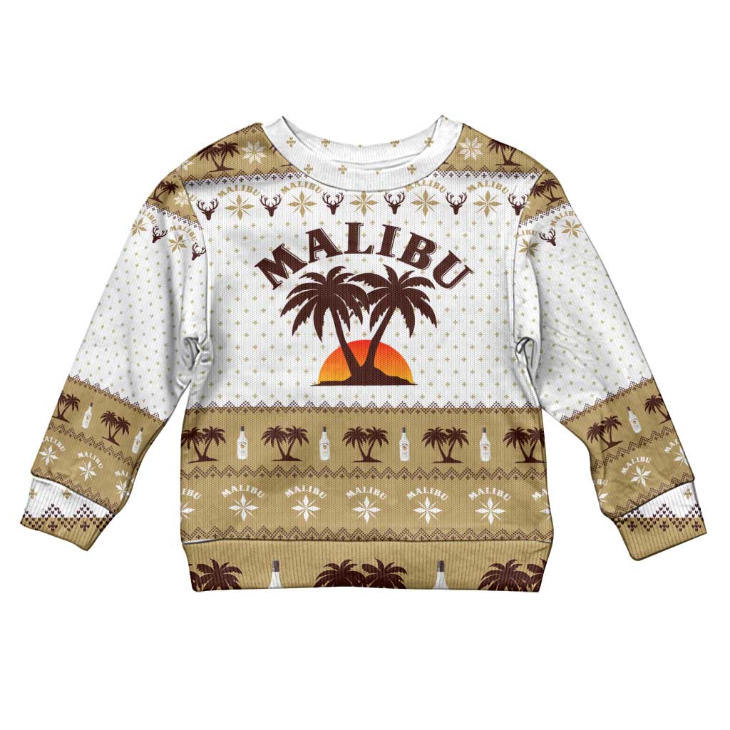 Malibu Christmas Kid Ugly Christmas Sweater Xmas Holiday Patterns - Wonder Print Shop