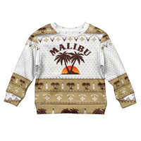 Malibu Christmas Kid Ugly Christmas Sweater Xmas Holiday Patterns - Wonder Print Shop