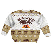 Malibu Christmas Kid Ugly Christmas Sweater Xmas Holiday Patterns - Wonder Print Shop