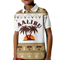 Malibu Christmas Kid Polo Shirt Xmas Holiday Patterns - Wonder Print Shop