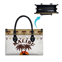 Malibu Christmas Leather Bag Xmas Holiday Patterns - Wonder Print Shop