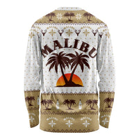 Malibu Christmas Long Sleeve Shirt Xmas Holiday Patterns - Wonder Print Shop