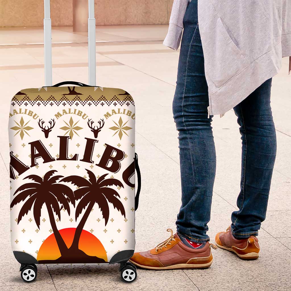 Malibu Christmas Luggage Cover Xmas Holiday Patterns - Wonder Print Shop