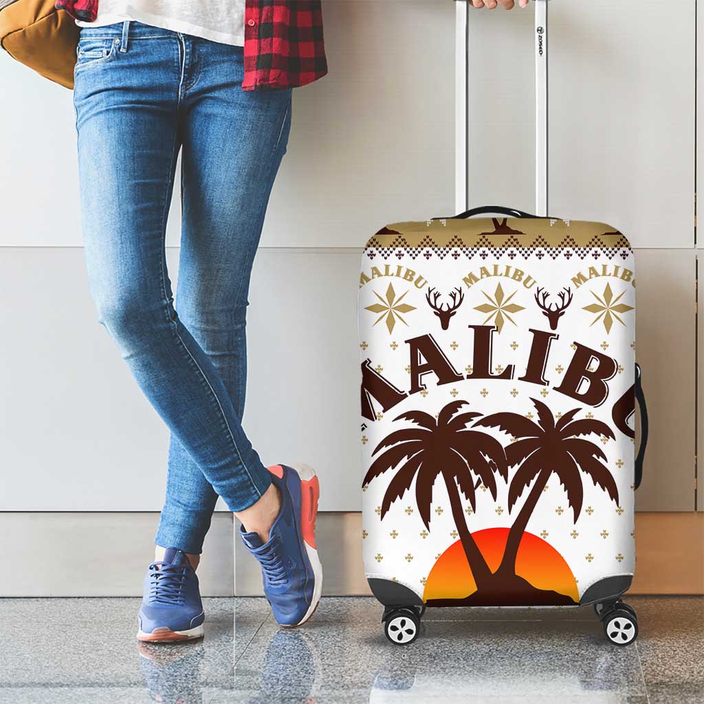 Malibu Christmas Luggage Cover Xmas Holiday Patterns - Wonder Print Shop